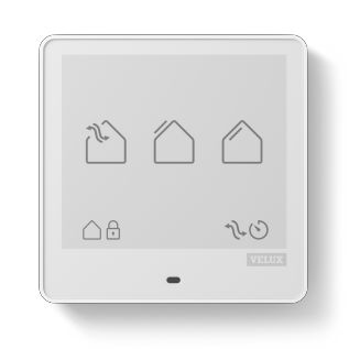 VELUX Touch (KLR 300) érintőképernyős távirányító – ablakok, redőnyök és árnyékolók vezérléséhez